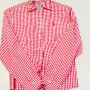 Button down plaid shirt